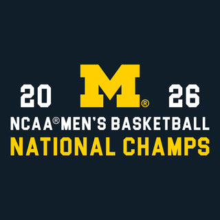 Michigan 2026 Basketball National Champions Simple Path Hat
