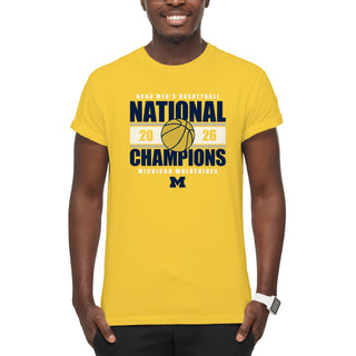 Michigan 2026 Basketball National Champions Enmeshed T-Shirt