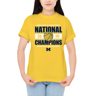 Michigan 2026 Basketball National Champions Enmeshed T-Shirt
