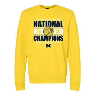 Michigan 2026 Basketball National Champions Enmeshed Crewneck