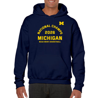 Michigan 2026 Basketball National Champions Blocker Hoodie