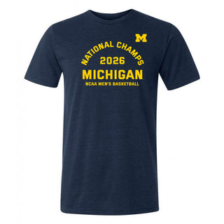 Michigan 2026 Basketball National Champions Blocker Triblend T-Shirt