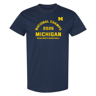 Michigan 2026 Basketball National Champions Blocker T-Shirt