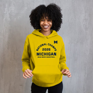 Michigan 2026 Basketball National Champions Blocker Hoodie