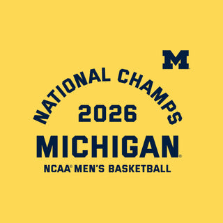 Michigan 2026 Basketball National Champions Blocker Toddler T-Shirt