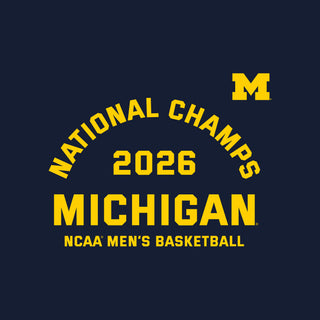 Michigan 2026 Basketball National Champions Blocker Hoodie