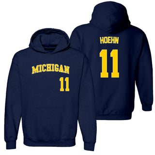 Michigan NIL Softball Hoehn 11 Hoodie - Navy