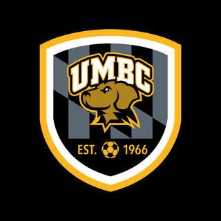 UMBC Retrievers Shield Logo Soccer T-Shirt - Black