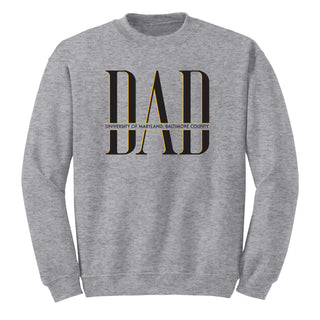 UMBC Retrievers Classic Dad Sweatshirt - Sport Grey