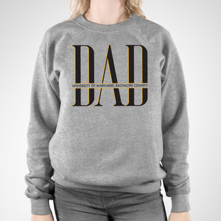 UMBC Retrievers Classic Dad Sweatshirt - Sport Grey