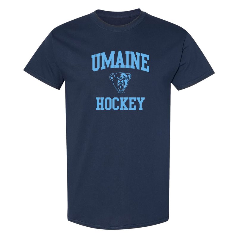Maine Arch Logo Hockey T-Shirt - Navy
