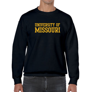 Missouri Tigers Basic Block Crewneck - Black
