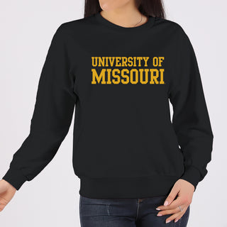 Missouri Tigers Basic Block Crewneck - Black