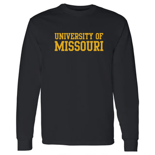 Missouri Tigers Basic Block Long Sleeve - Black