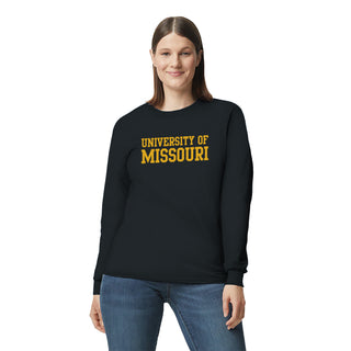 Missouri Tigers Basic Block Long Sleeve - Black