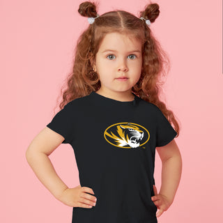 Missouri Tigers Primary Logo Toddler T-Shirt - Black