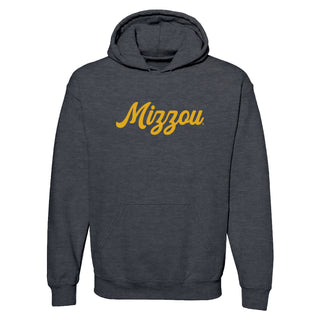 Missouri Tigers Script Logo Hoodie - Dark Heather