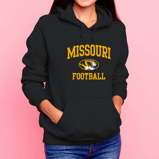 Missouri Tigers Arch Logo Football Hoodie - Black