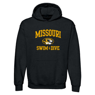 Missouri Tigers Arch Logo Swim & Dive Hoodie - Black