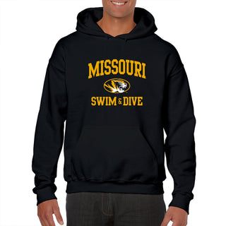 Missouri Tigers Arch Logo Swim & Dive Hoodie - Black