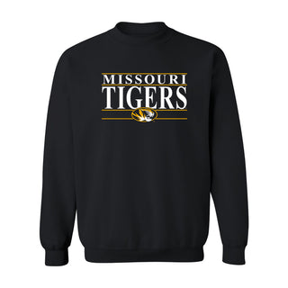 Missouri Tigers Headline Crewneck - Black