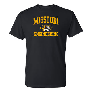 Missouri Tigers Arch Logo Enginering T-Shirt - Black