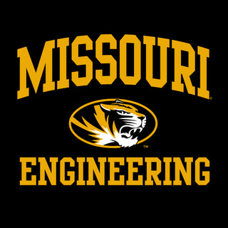Missouri Tigers Arch Logo Enginering T-Shirt - Black