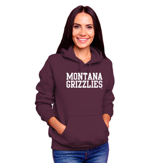 Montana Grizzlies Basic Block Hoodie - Maroon