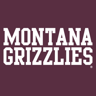 Montana Grizzlies Basic Block Youth T-Shirt - Maroon