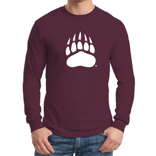 Montana Grizzlies Primary Logo Long Sleeve T-Shirt - Maroon