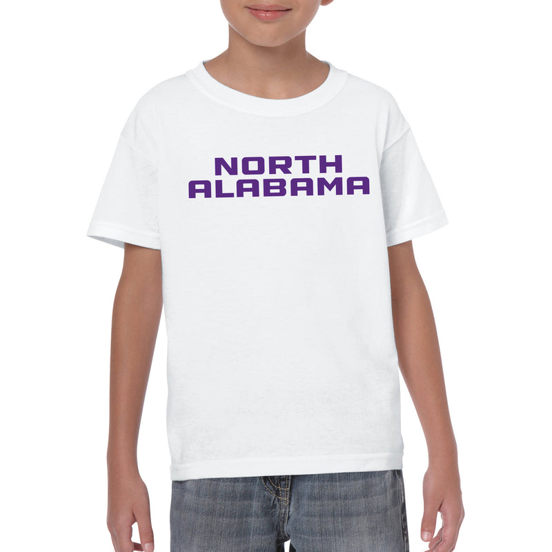 North Alabama Basic Block Youth T-Shirt - White