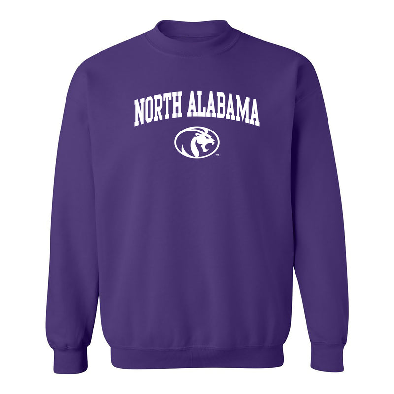 North Alabama Arch Logo Crewneck - Purple