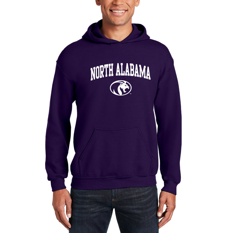 North Alabama Arch Logo Hoodie - Purple