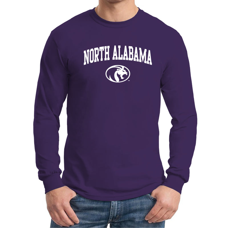 North Alabama Arch Logo Long Sleeve - Purple