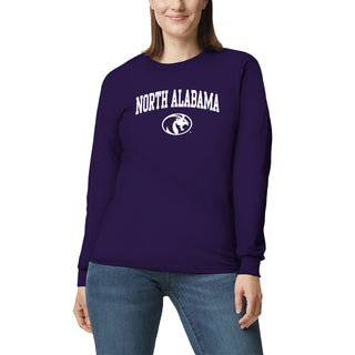 North Alabama Arch Logo Long Sleeve - Purple