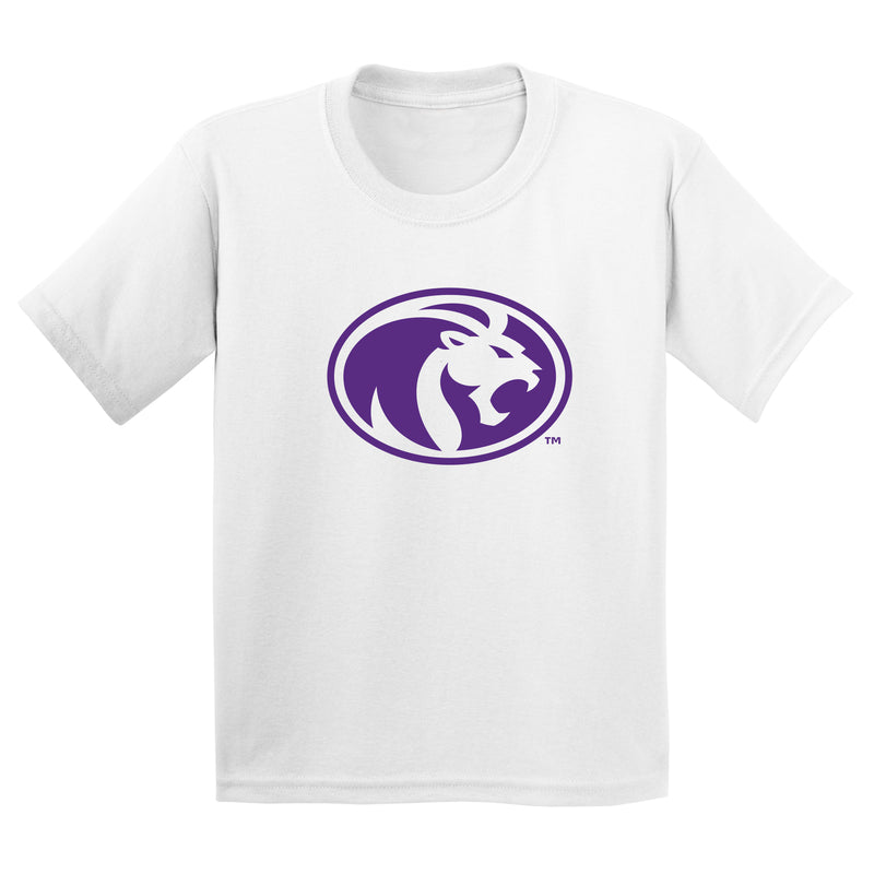 North Alabama Primary Logo Youth T-Shirt - White