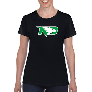 North Dakota Primary Logo Womens T-Shirt - Black