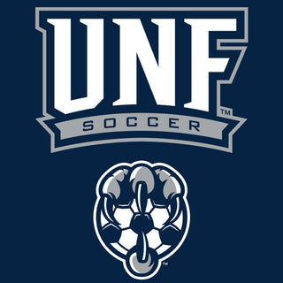 North Florida Ospreys Arch Logo Soccer Long Sleeve T-Shirt - Navy