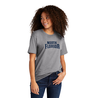 North Florida Athletic Wordmark NLA T-Shirt - Heather Grey