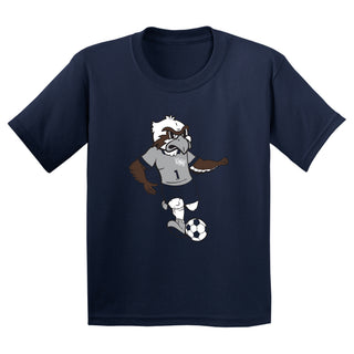 North Florida Ospreys Soccer Mascot Youth T-Shirt - Navy