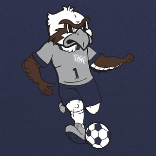 North Florida Ospreys Soccer Mascot Triblend T-Shirt - Navy
