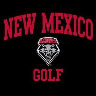 New Mexico Lobos Arch Logo Golf Hoodie - Black