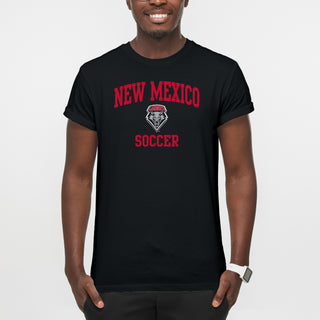 New Mexico Lobos Arch Logo Soccer T-Shirt - Black