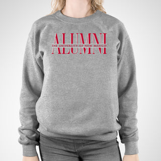 New Mexico Lobos Classic Alumni Sweatshirt - Sport Grey