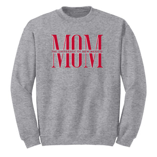 New Mexico Lobos Classic Mom Sweatshirt - Sport Grey