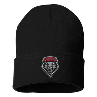 New Mexico Lobos Primary Logo Cuffed Beanie - Black