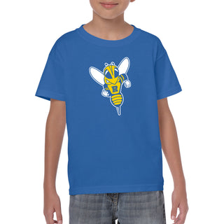 University of Rochester Yellowjackets Primary Logo Youth Short Sleeve T Shirt - Royal