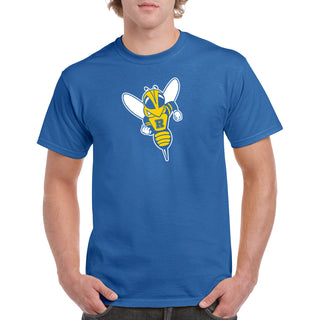 University of Rochester Yellowjackets Primary Logo Short Sleeve T Shirt - Royal