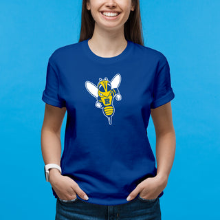 University of Rochester Yellowjackets Primary Logo Short Sleeve T Shirt - Royal
