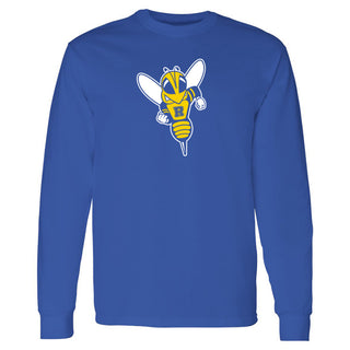 University of Rochester Yellowjackets Primary Logo Long Sleeve T-Shirt - Royal